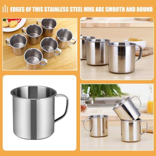 Kichvoe 2-Piece Stainless Steel Tumblers Lightweight Portable for Kids