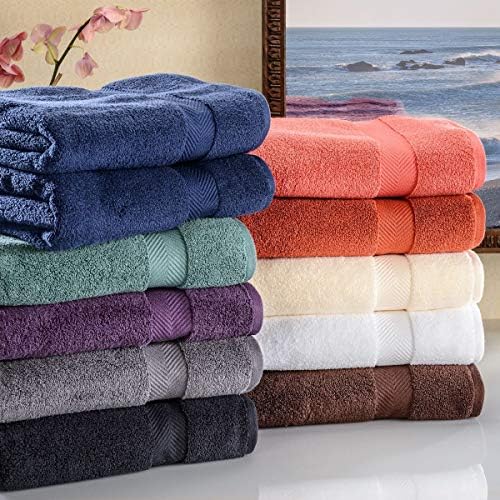Superior Zero Twist 100 Cotton Bath Towel Set