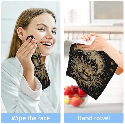 Xigua Sun and Moon Washcloth Set