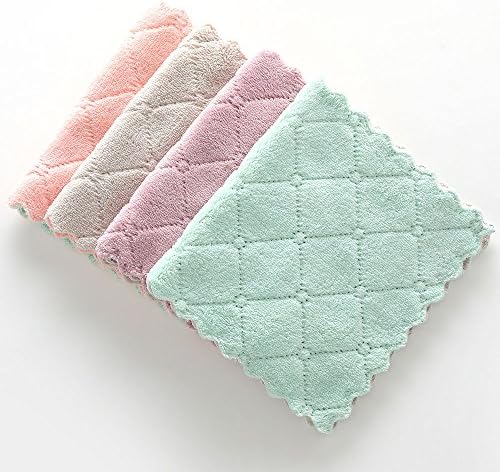 Reusable Fast Drying Machine Washable Coral Velvet Hanging Hand Towels