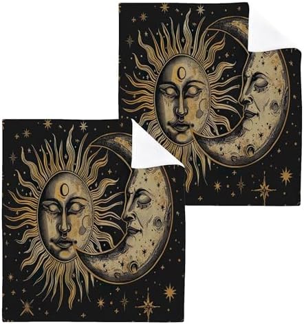Xigua Sun and Moon Washcloth Set