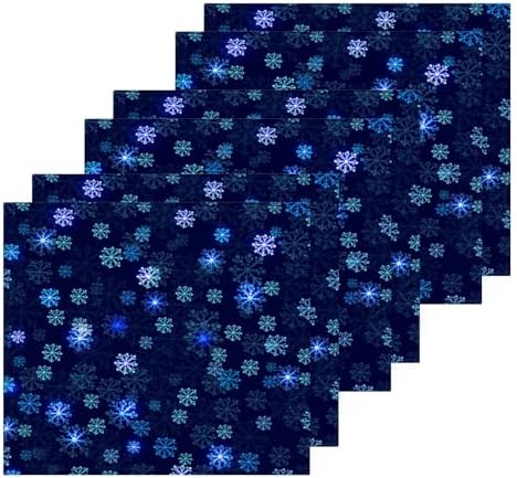 Perfect for Washes Delightful Blue Snowflake Washcloth Set for Baby Adults