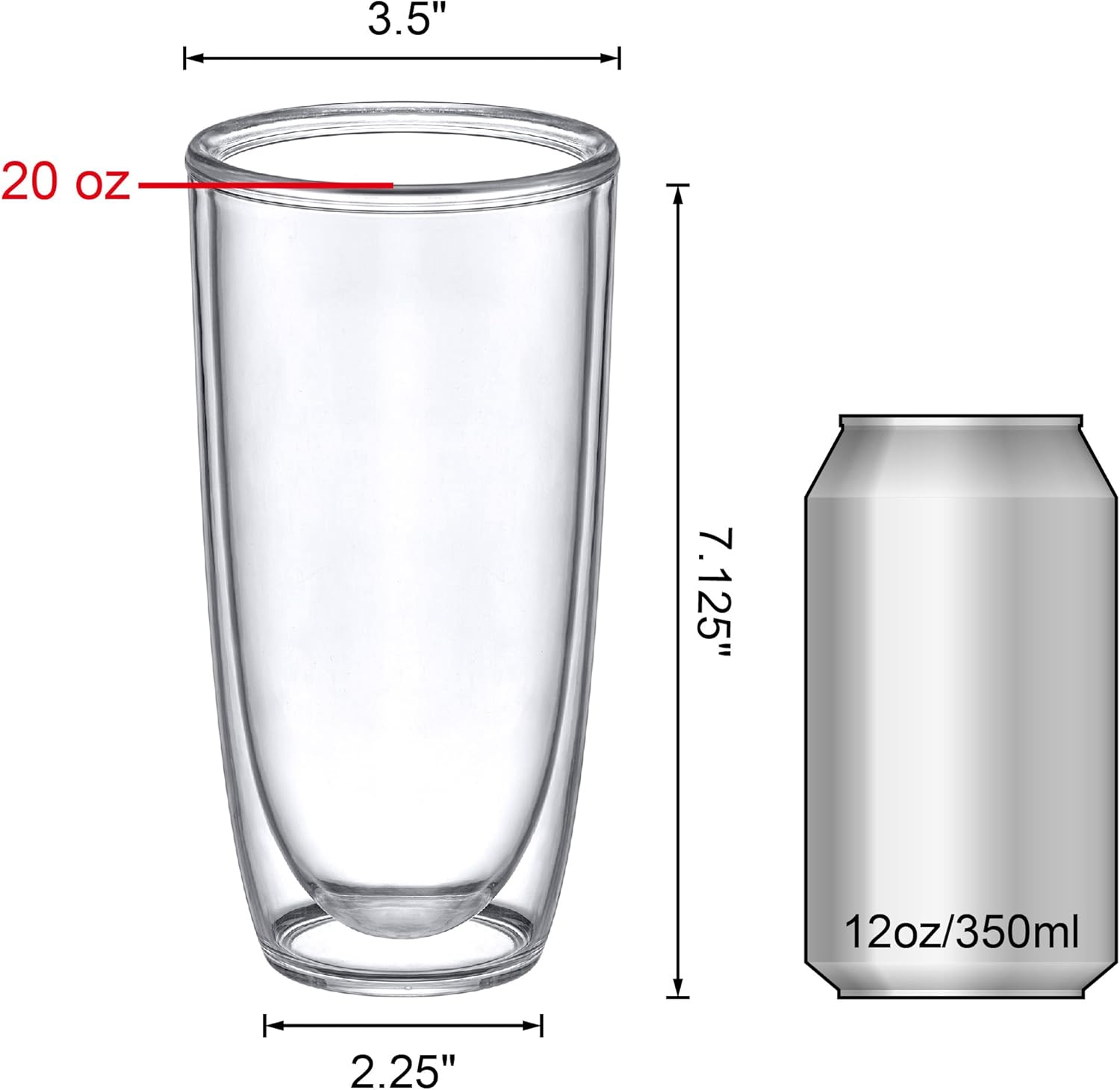 4-Piece Double-Insulated Tumblers Eco-Friendly Shatter-Proof
