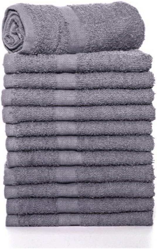Multipurpose 100 Cotton Hand and Bathroom Towels for Home and Commercial Use