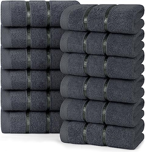 Luxury Viscose Washcloths Set 12x12