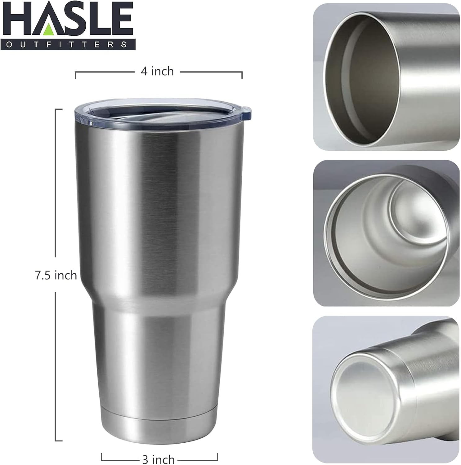 Sturdy 30oz Stainless Steel Tumbler for Hot Cold Beverages