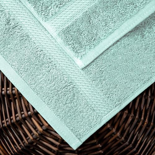 Superior Luxury Egyptian Cotton Pile Bath Towels Set Ultra Soft Plush