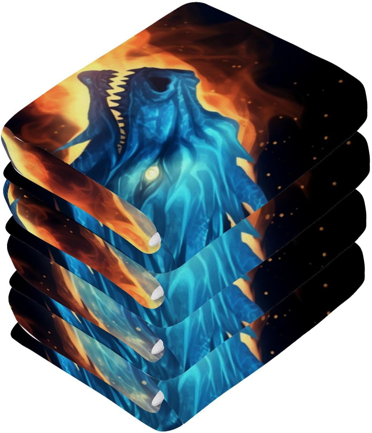 High-Quality Dragon Washcloths 2-Pack