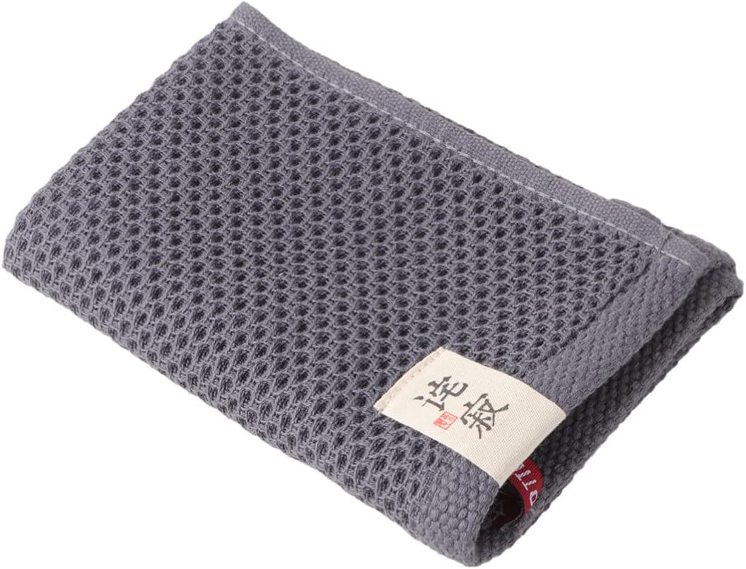 Alipis Waffle Weave Washcloth Set 32x32cm Cotton Face Towel Ultra Soft