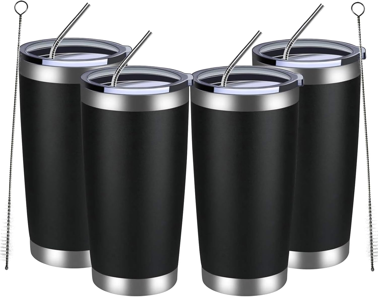 MEWAY 20oz Tumbler 4Pack Double Wall Vacuum Insulated Travel Mug Bulk