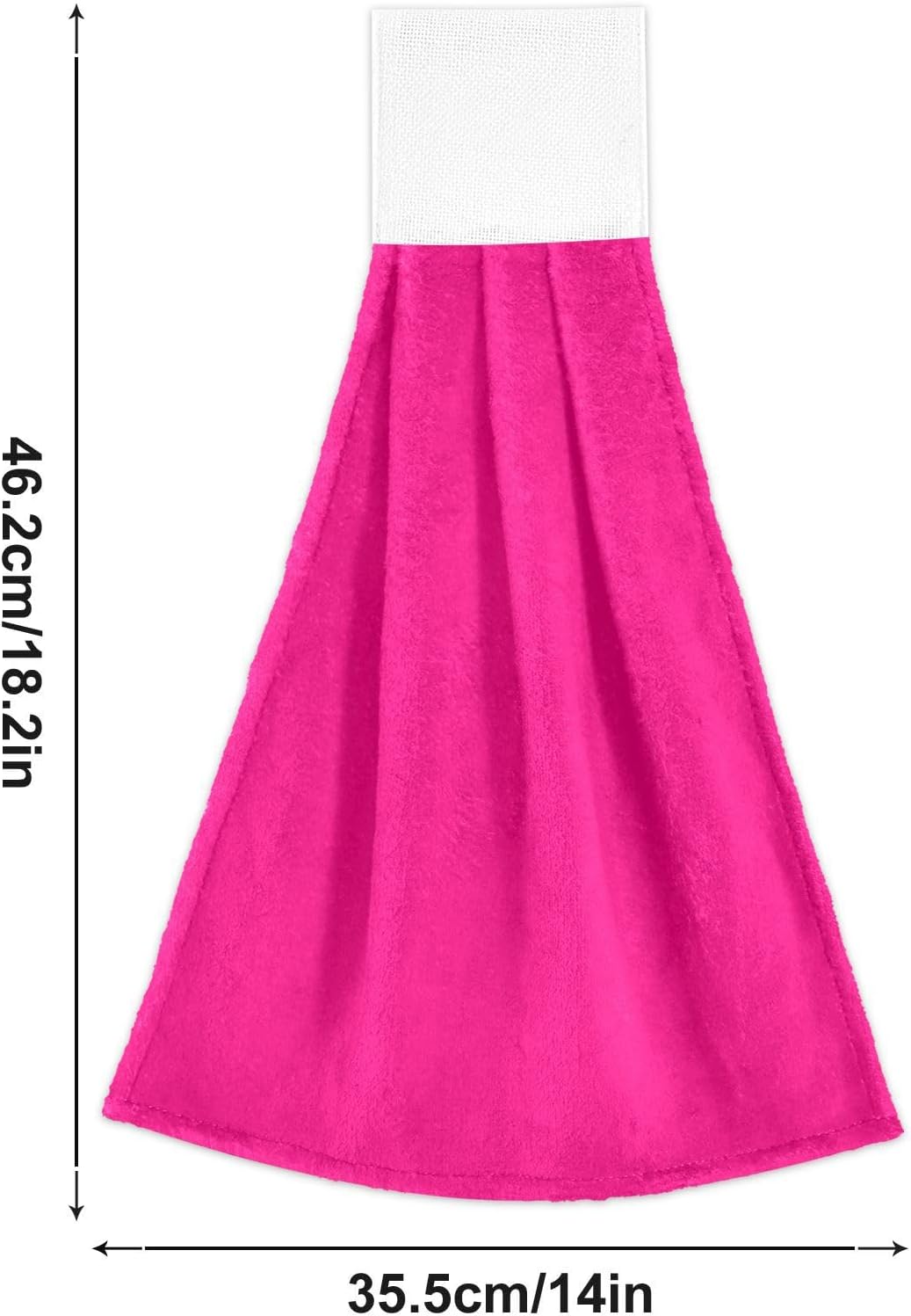 RPLIFE Rose Kitchen Towels 2 Pack Soft and Absorbent