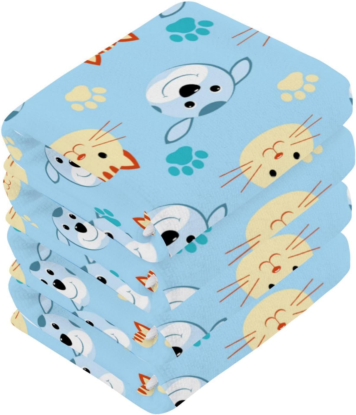 Cute Baby Travel Washcloths for Dogs or Kids