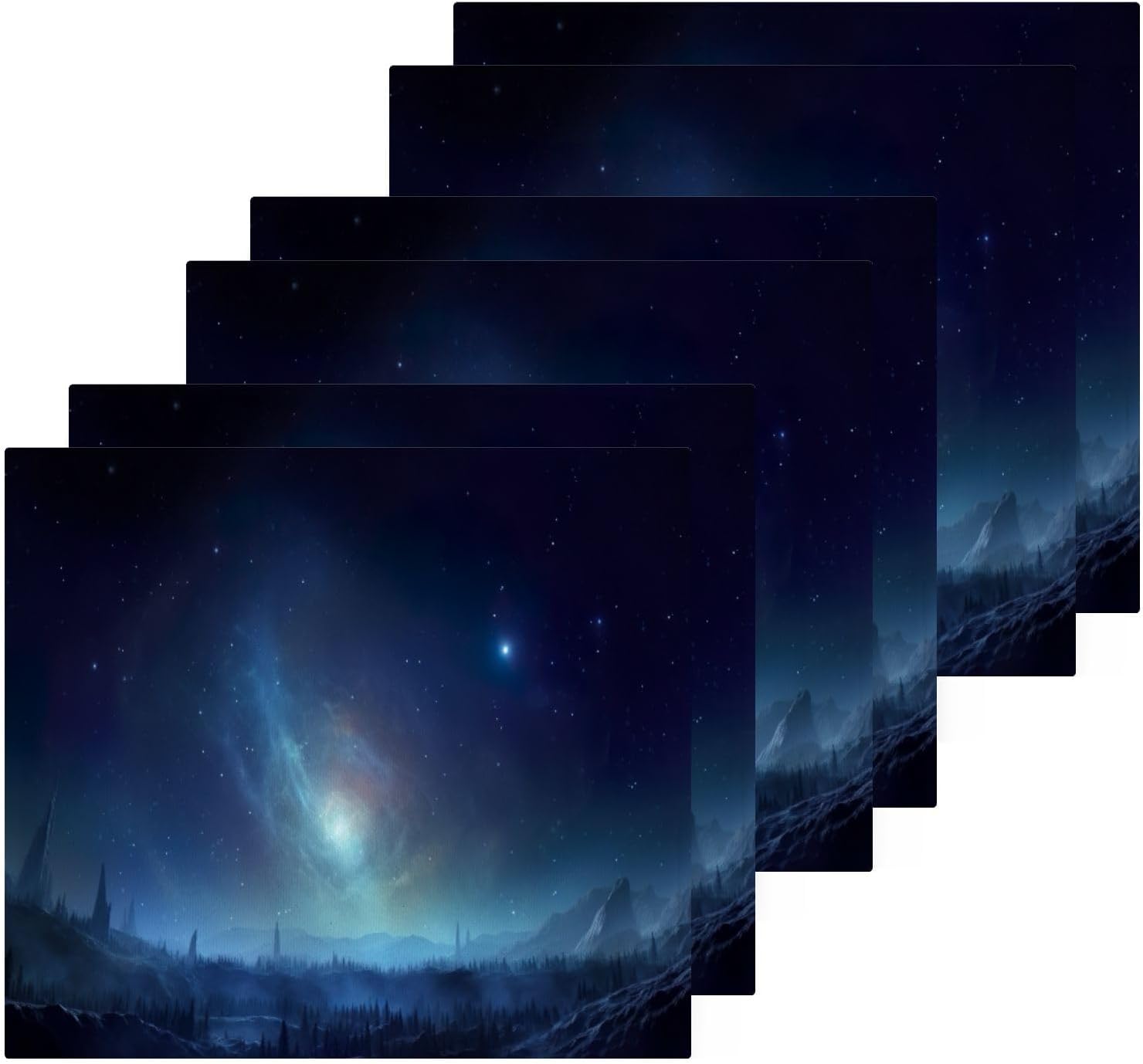 Galaxy Washcloth Set for Sleep Relaxation