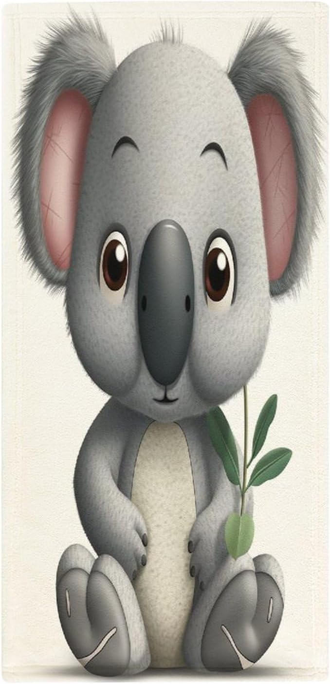 Perfect Cartoon Koala Washcloths for Sensitive Skin