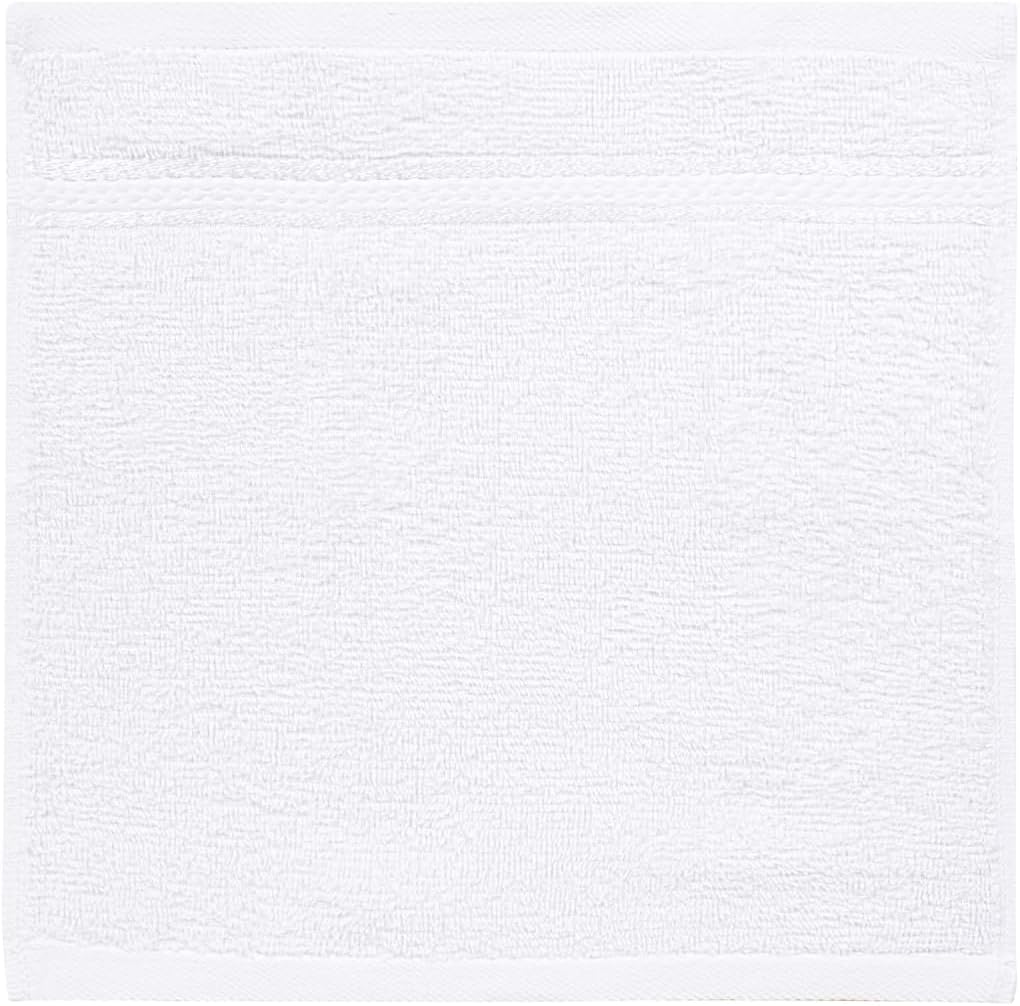 Elegant White 18-Piece Bath Towel Set