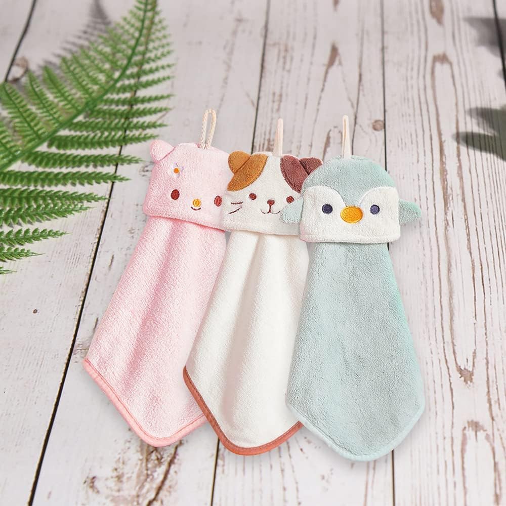 Fun Animal Hand Towels for Kids
