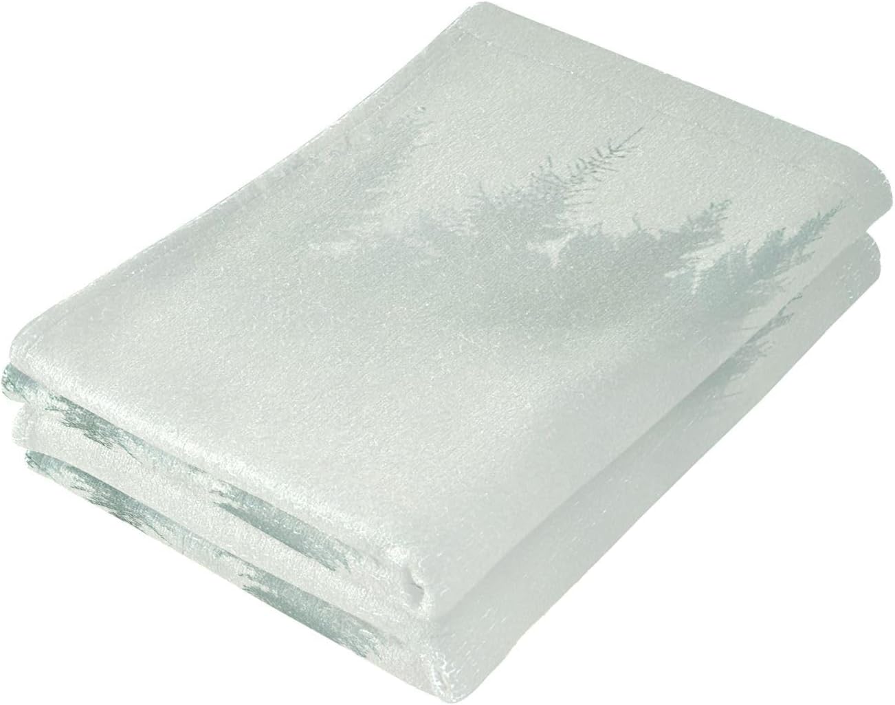 Senya Tree Forest Tile Cotton Hand Towels 30x15