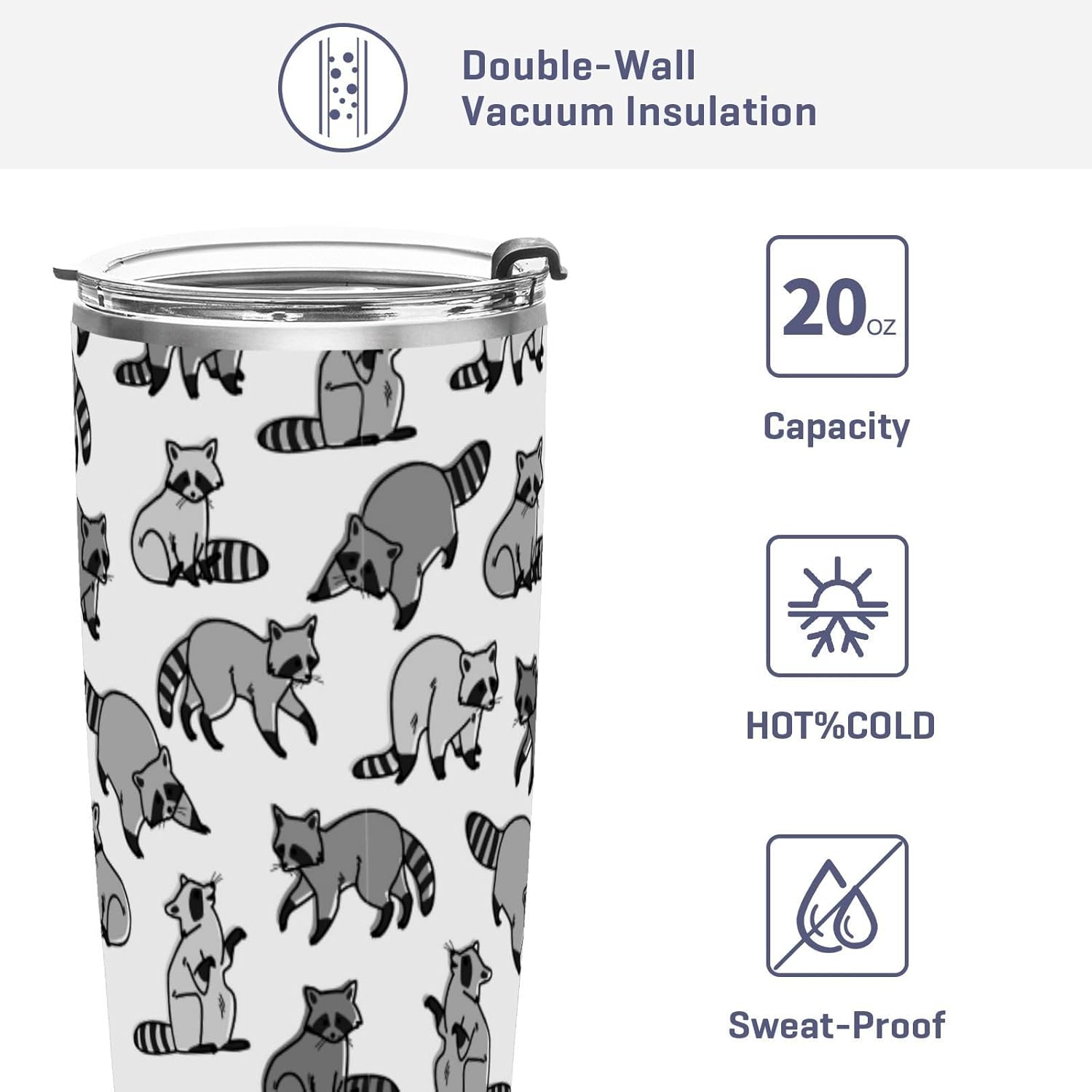 Pigsaly 20oz Stainless Steel Vacuum Insulated Tumbler