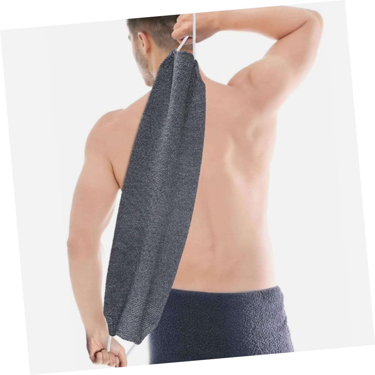 Hoement Frosted Bath Towel Back Exfoliating Cloths 1