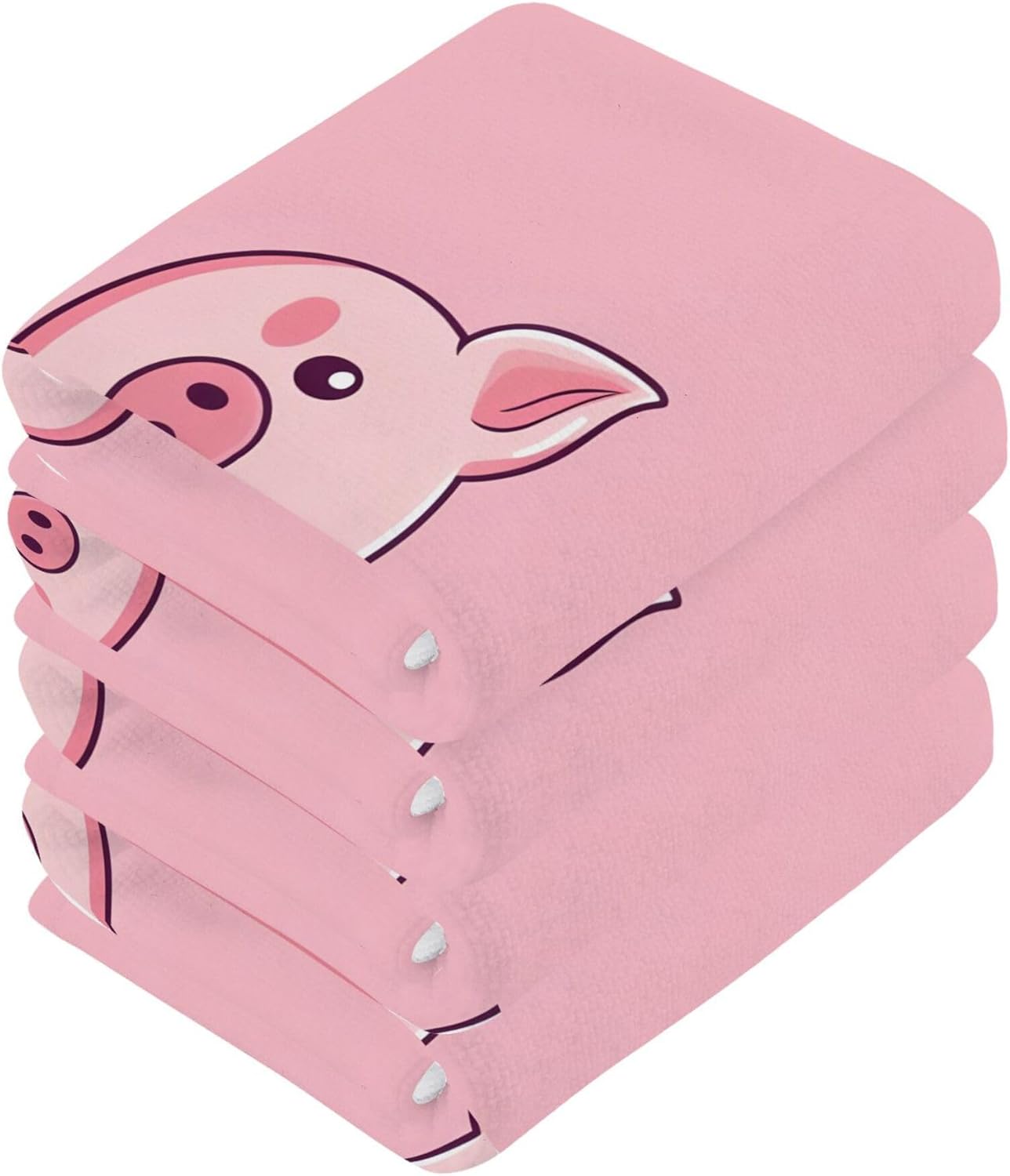Cute Pig Washcloth Set by Xigua