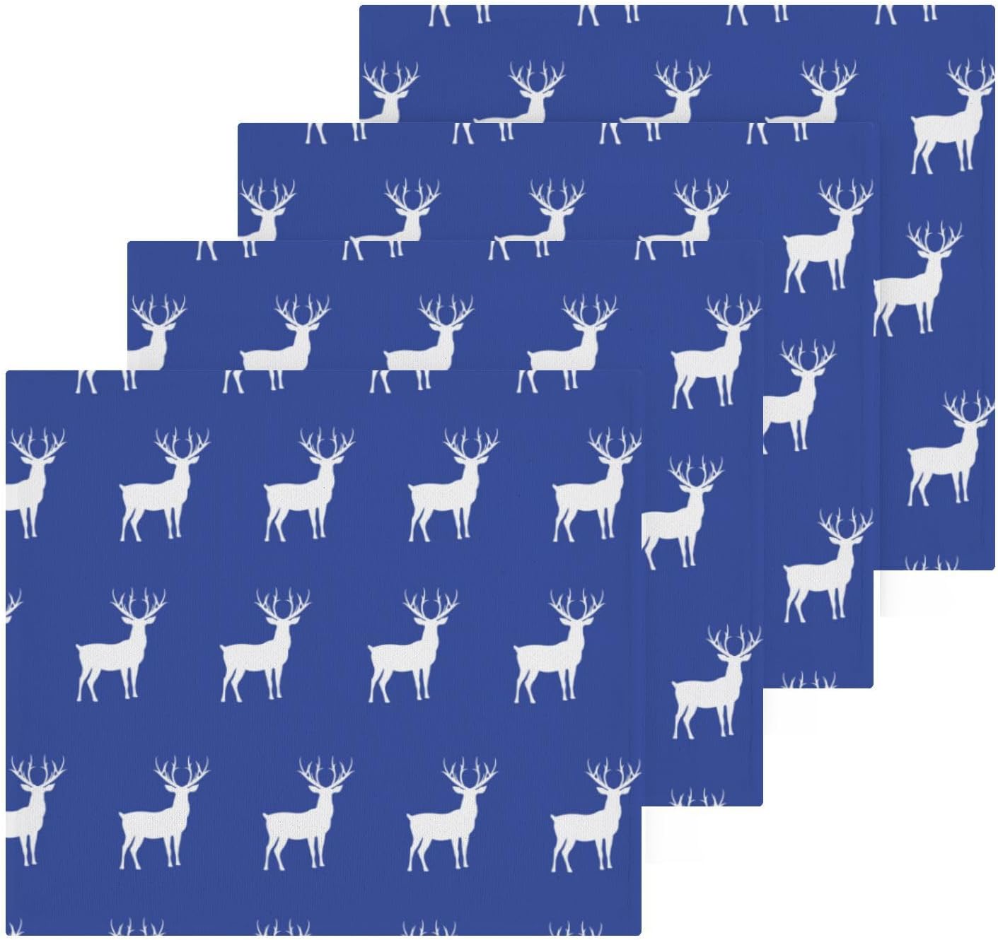 Christmas Reindeer Washcloth 2-Pack for Bath Gym Spa and Beyond