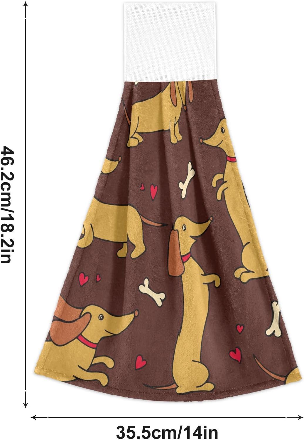 Cute Absorbent Quick-Dry Kitchen Hanging Hand Towels