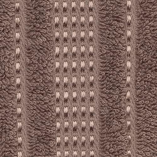 2-Piece Mocha Brown Bath Towel Set