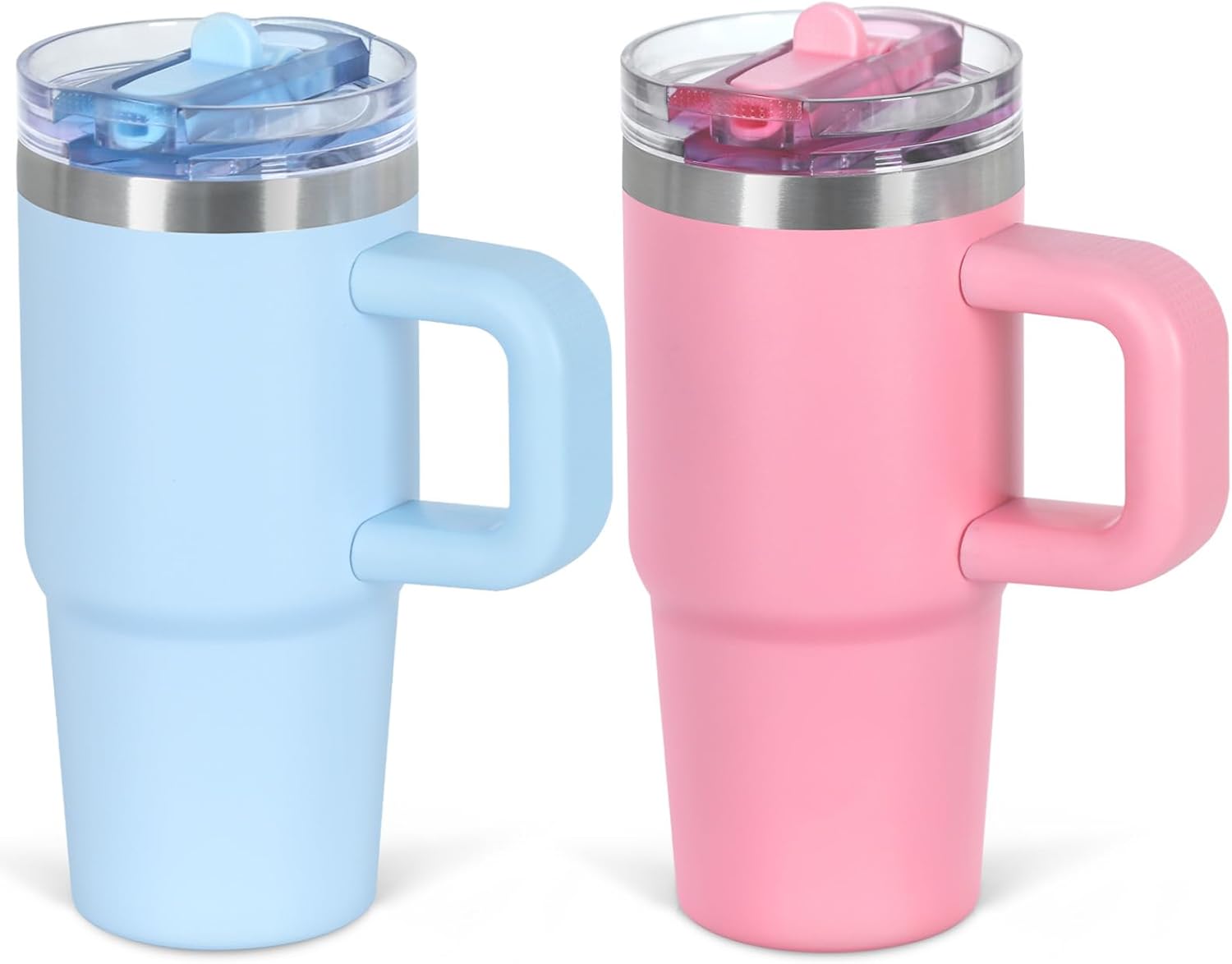 Flip straw tumbler for kids