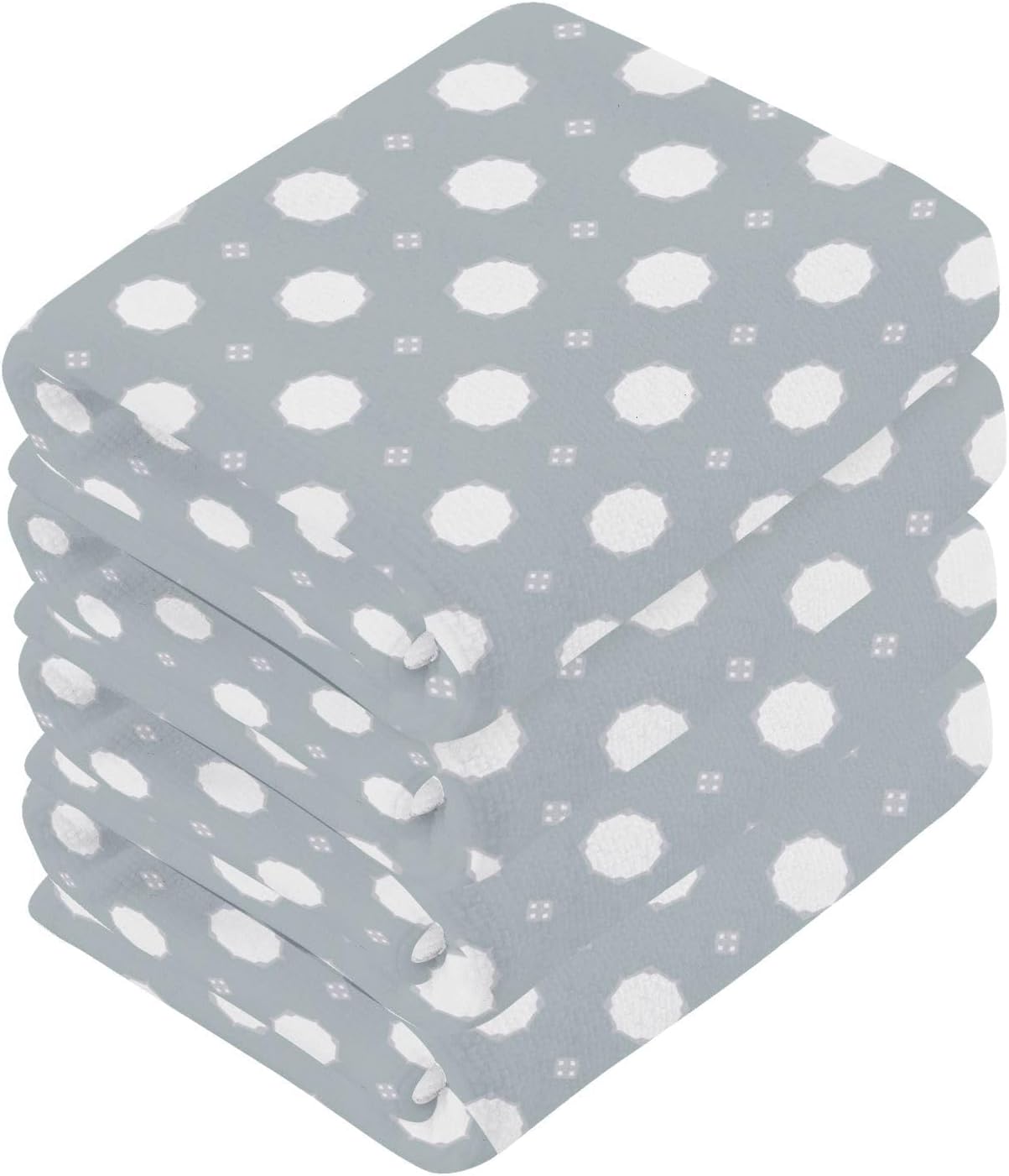 Luxury Polka Dot Washcloth Set