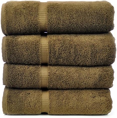 Premium Turkish Cotton-absorbent bath towels set