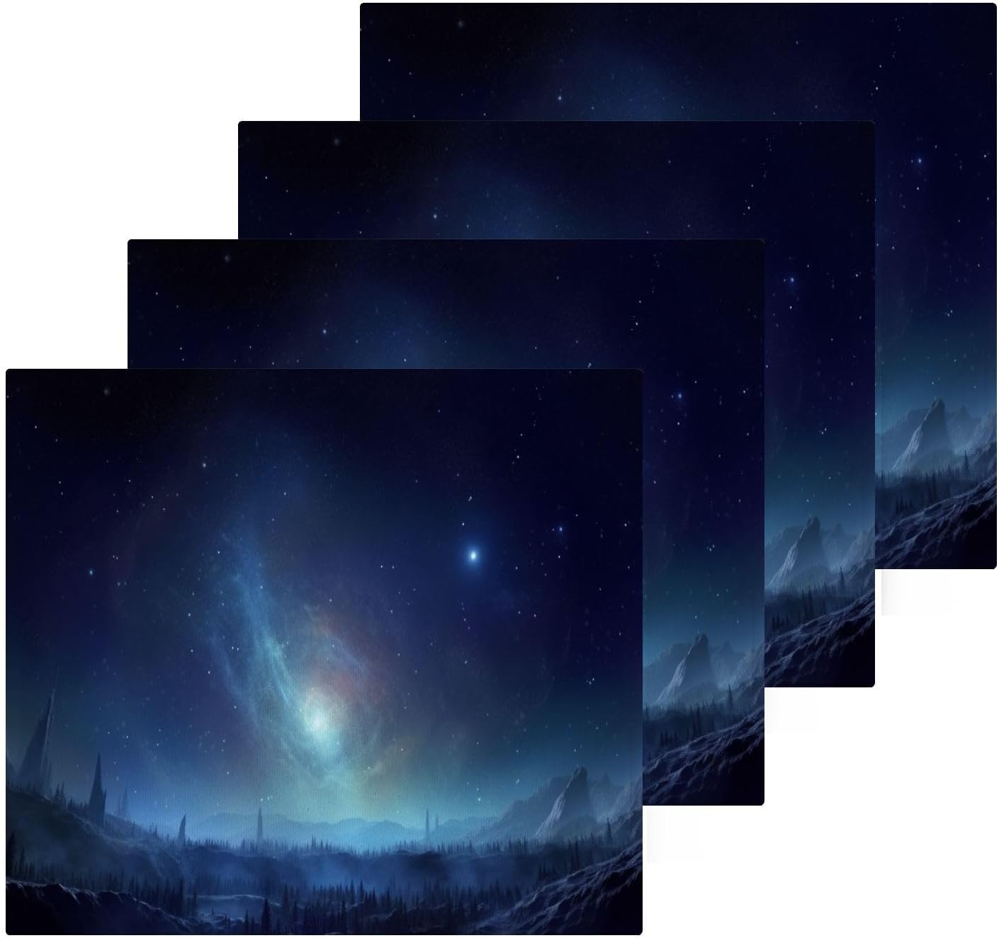 Galaxy Washcloth for Babies and AdultsSoft and Reusable