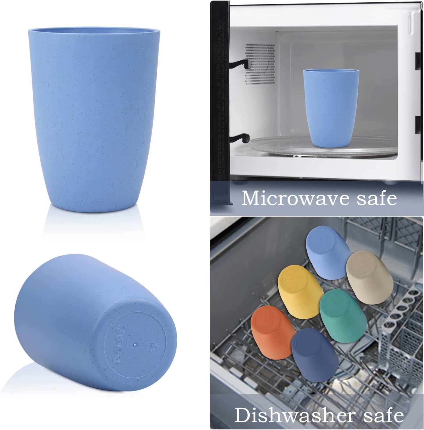 Homienly Reusable Plastic Cups