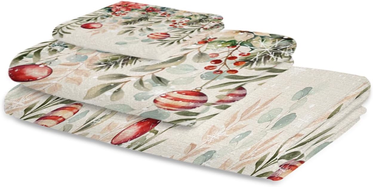 3-Piece Microfiber Bath Towel Set