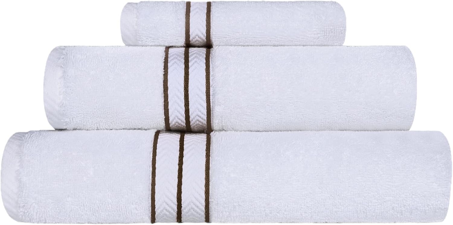 Superior Turkish Cotton Ultra-Plush 3-Piece Towel Set