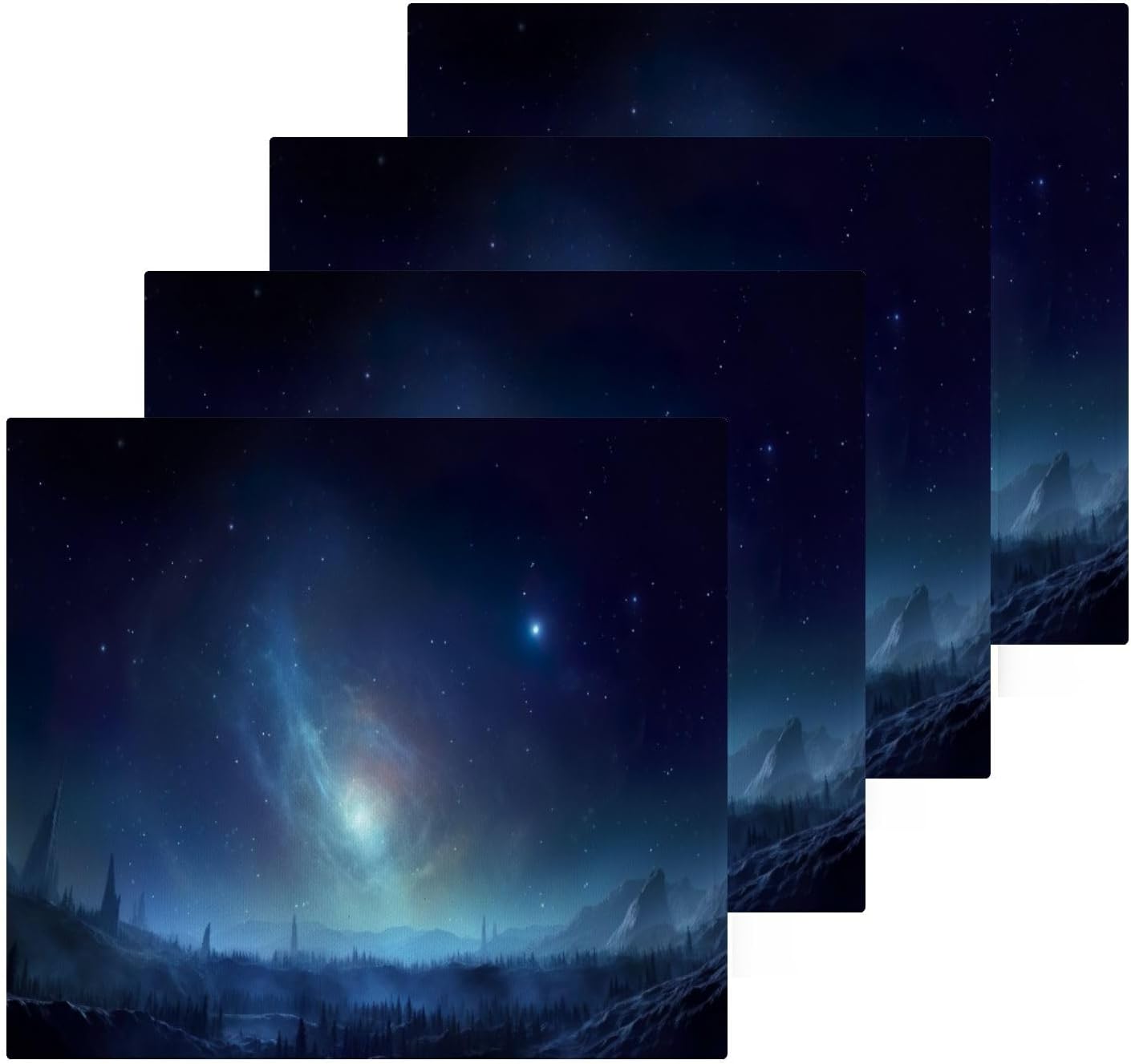 Galaxy Washcloth Set for Sleep Relaxation