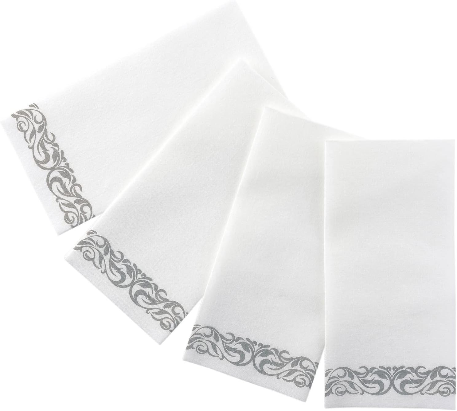 LLYLIKE Disposable Hand Towel with Gold Pattern