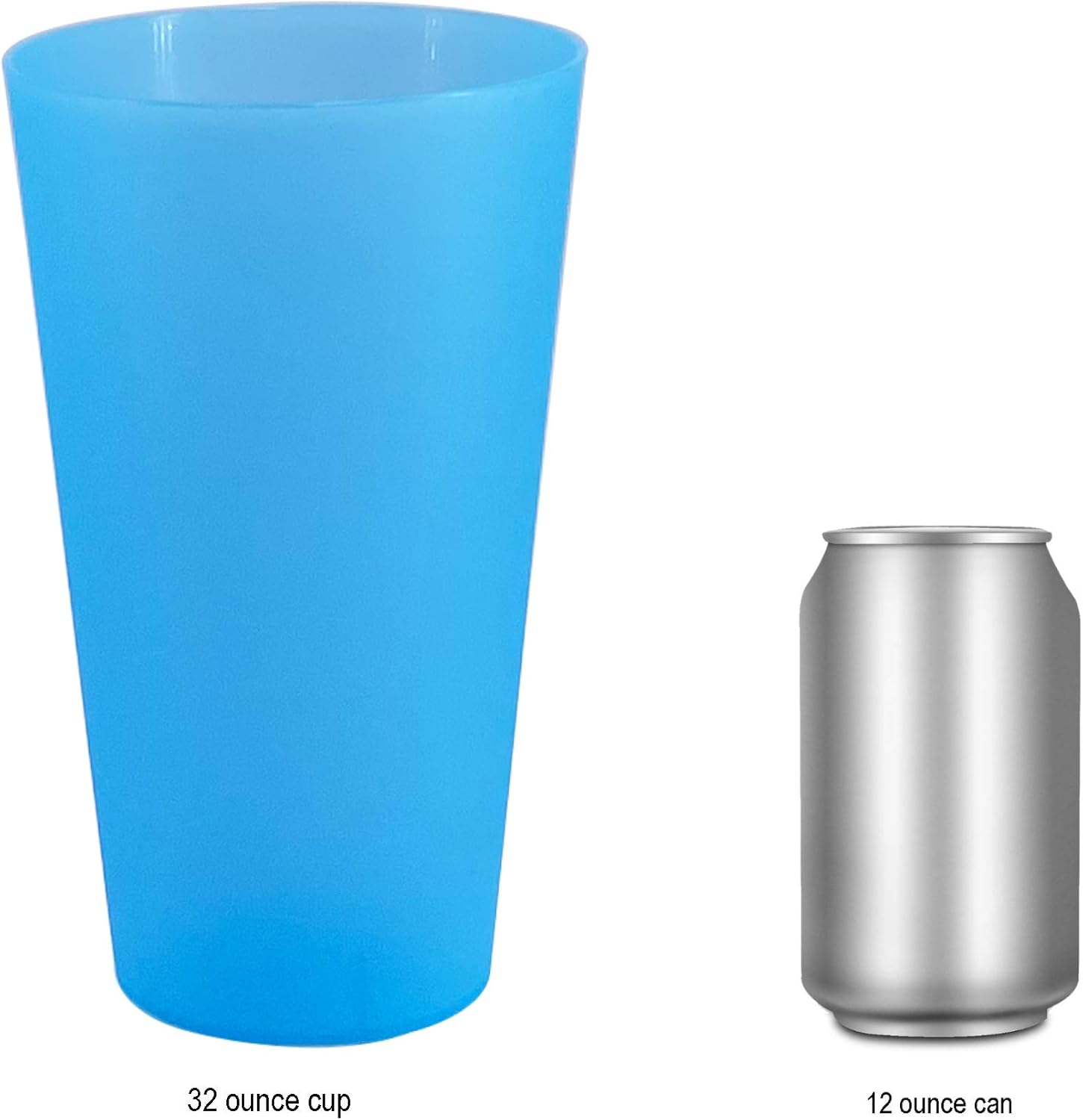 32 oz Large Plastic Cups for Kids Reusable Durable BPA-Free