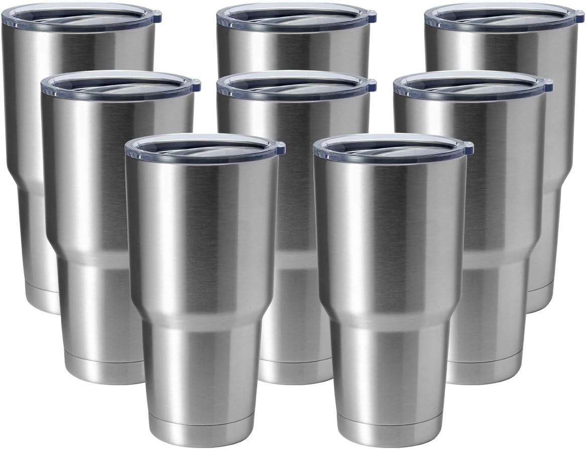 Sturdy 30oz Stainless Steel Tumbler for Hot Cold Beverages
