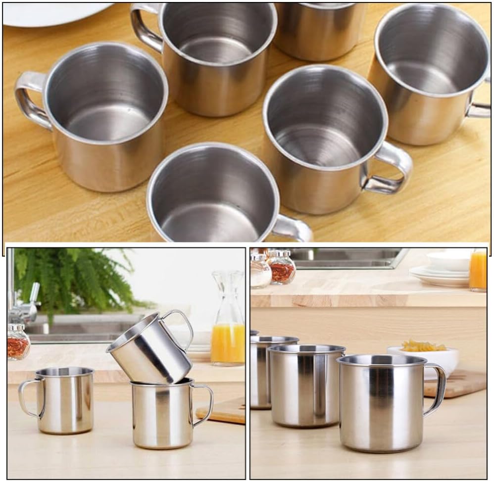Kichvoe 2-Piece Stainless Steel Tumblers Lightweight Portable for Kids
