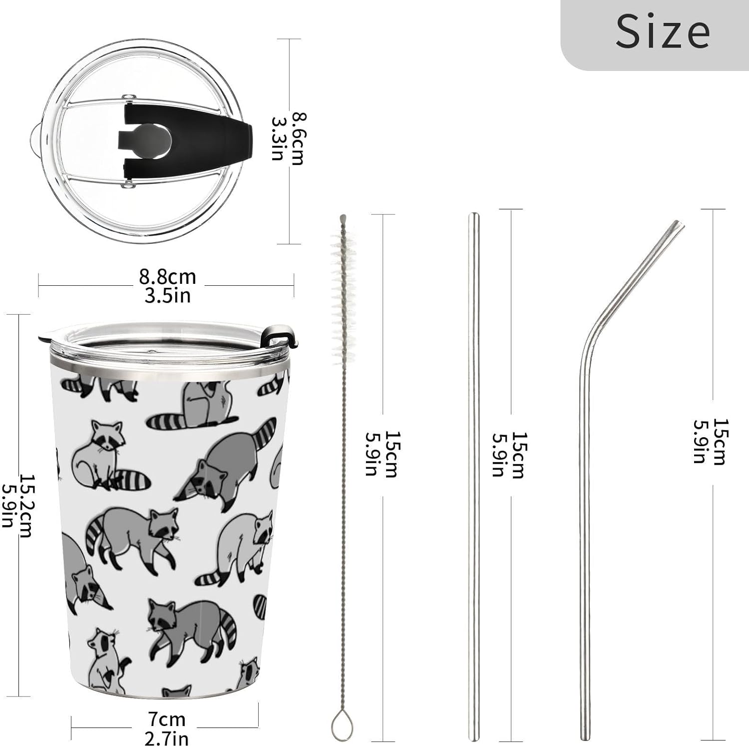 Pigsaly 20oz Stainless Steel Vacuum Insulated Tumbler