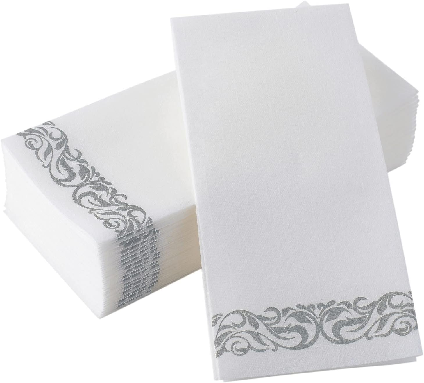 LLYLIKE Disposable Hand Towel with Gold Pattern