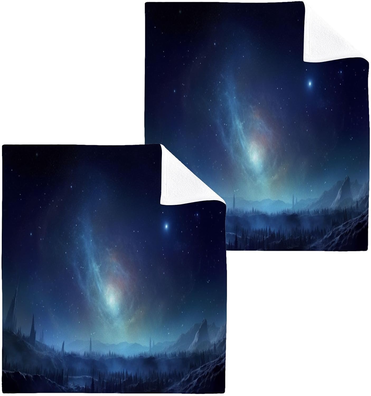 Galaxy Washcloth for Babies and AdultsSoft and Reusable