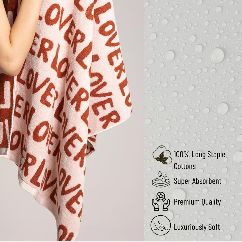 Aesthetic Bath Towels Set for Couples