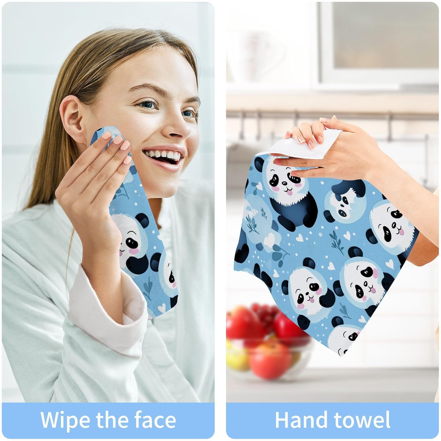 Soft Absorbent Reusable Washcloth Set