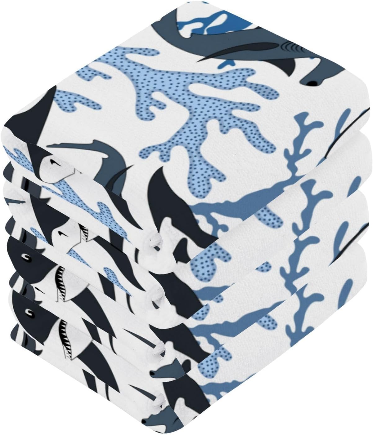 Shark Washcloths 2-Pack