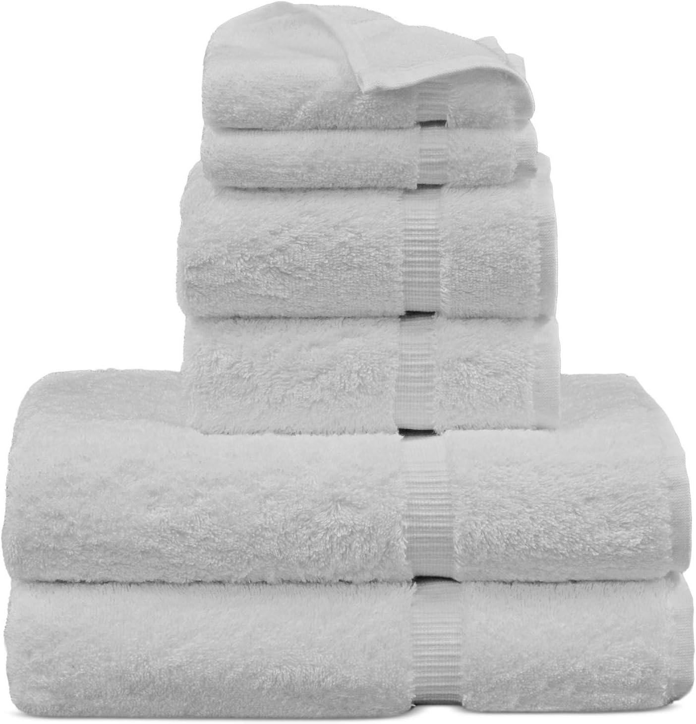 Indulge Linen 100 Turkish Cotton Towel Set 6 Piece