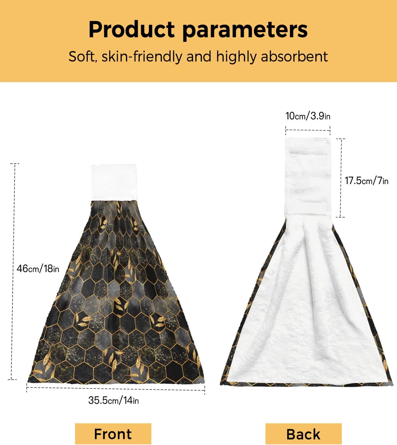 Durable Kitchen Towels with Hanging Loops