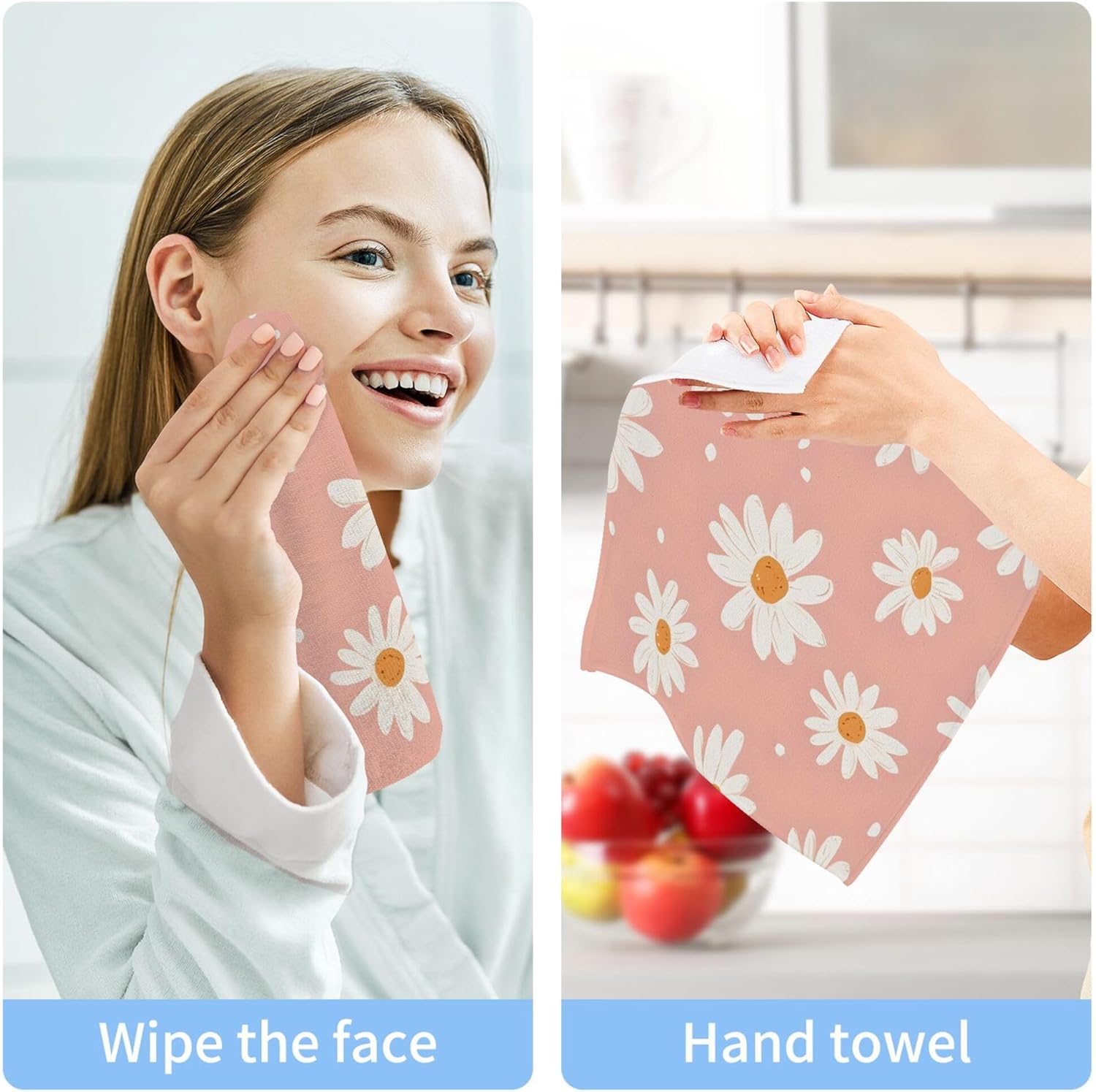 Xigua Daisies Washcloth Set