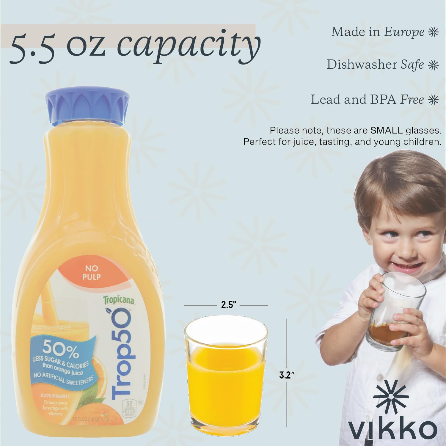 Vikko Small Juice Glasses
