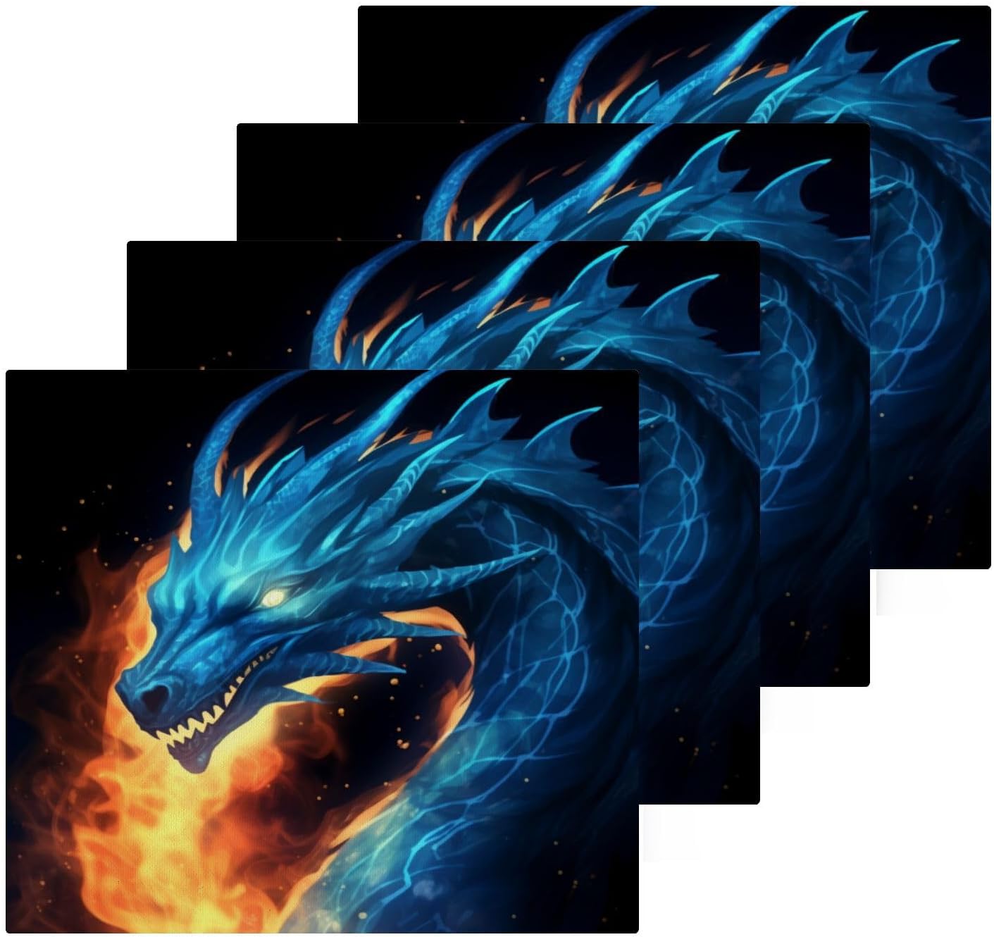 High-Quality Dragon Washcloths 2-Pack